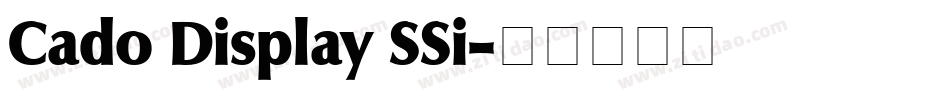 Cado Display SSi字体转换